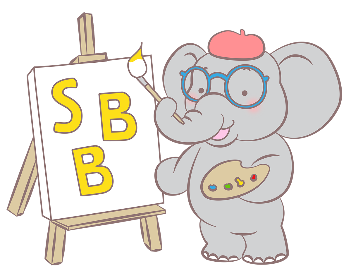 活動を描くゾウ