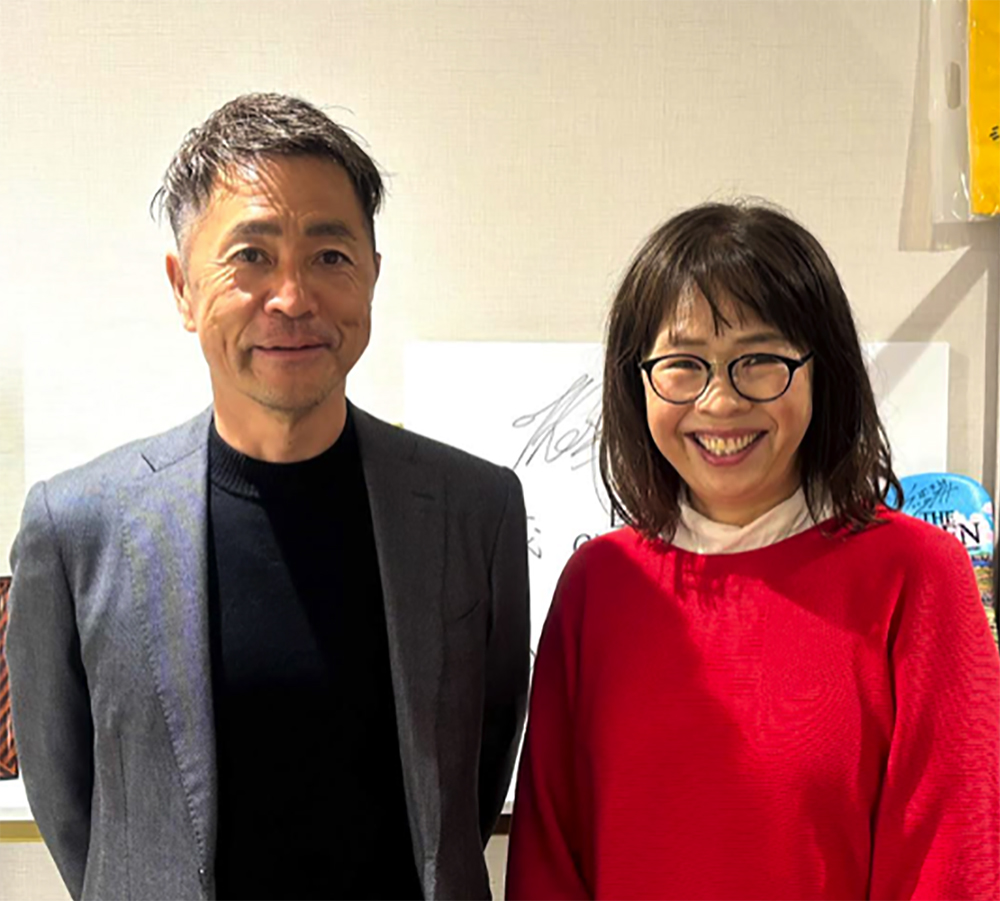 人生の先輩（左）とNPO法人Giving Treeの事務局長（右）